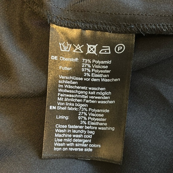 Beautiful HALLHUBER Dark Green Lace skirt, Sz 10. European brand. - Picture 10 of 11